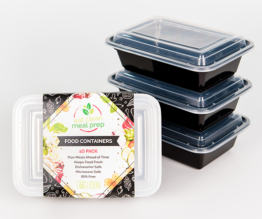 Food Containers - 24 Oz - 1 Compartment (10 pack)